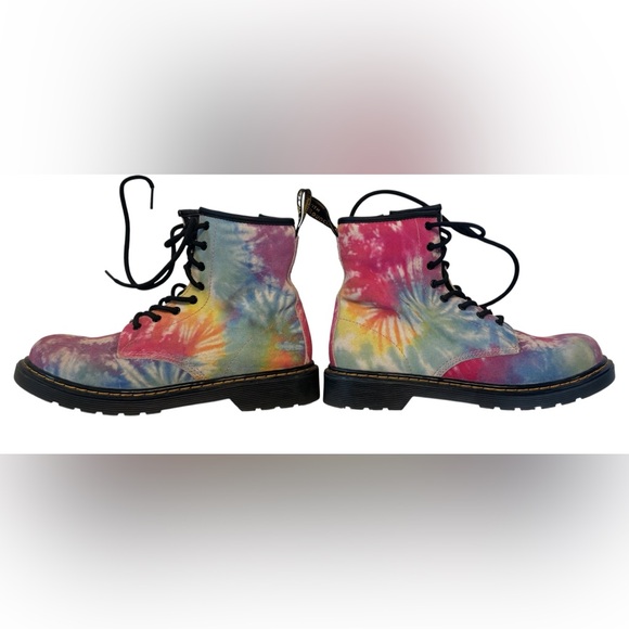 Dr Martens 1460 Tie Dye Rainbow 🌈 Boots US 6 EU 37 - Picture 13 of 16